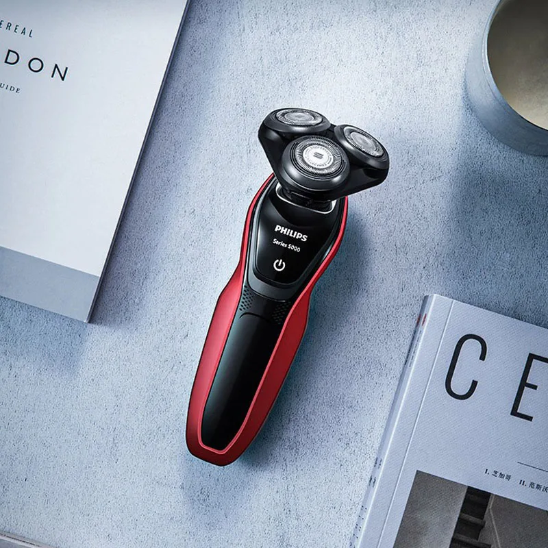 100% оригинальная Электрическая Бритва Philips S5078/04 бритва с низким индикатором