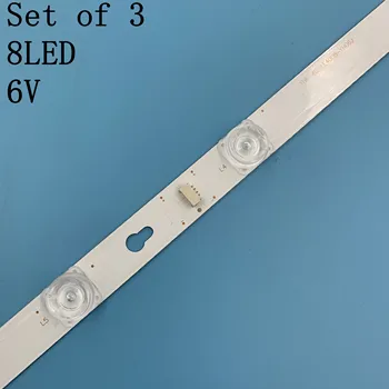 

3PCS/lot LED backlight strip for Toshiba L40F3301B 40A730U 40l2600 L40D2900F TCL F40S5916 40S305 TOT_40D2900 40HR330M08A6 V8