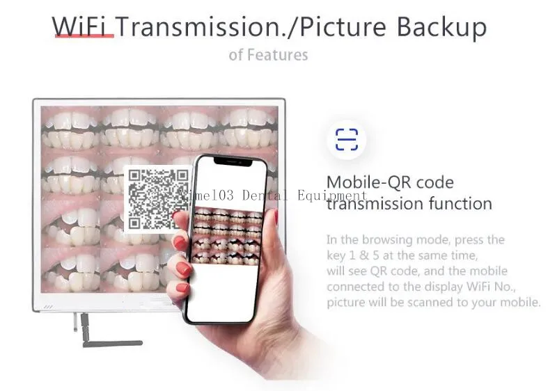 17 дюймов HD стоматологический монитор 8,0 мега интраоральная камера мультимедийное стоматологическое оборудование