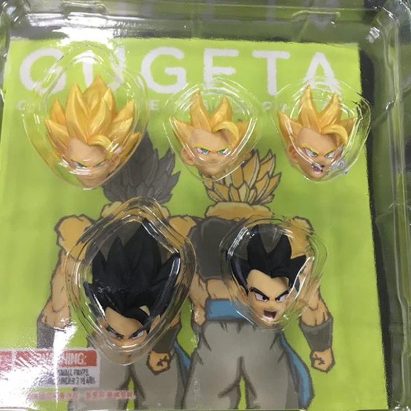 

Demoniacal Fit Dragon Ball Z DBZ Custom headsculpt set for SHF Gugeta Anime Toys Figure
