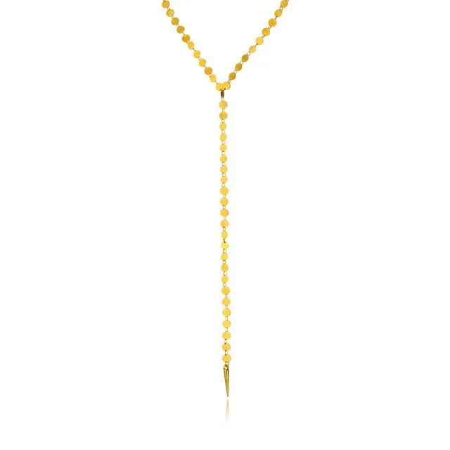 Женское золотое ожерелье с монетами подвеска на шею чокер золотистое