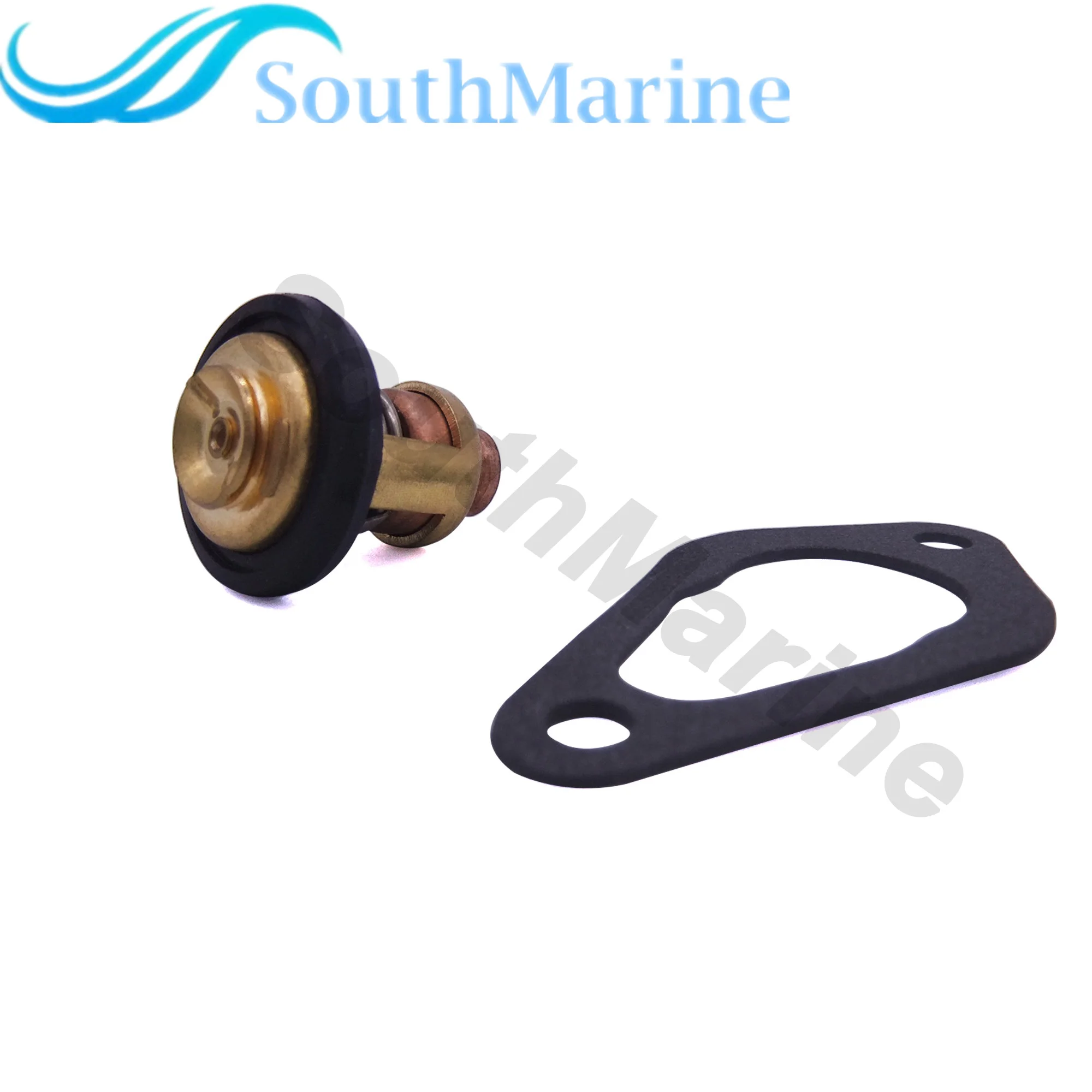 Boat Motor 855676002 8M0119207 Thermostat & 27-853702005 Gasket for Mercury Marine Outboard Engine 8HP 15HP 20HP 25HP 35HP Sier