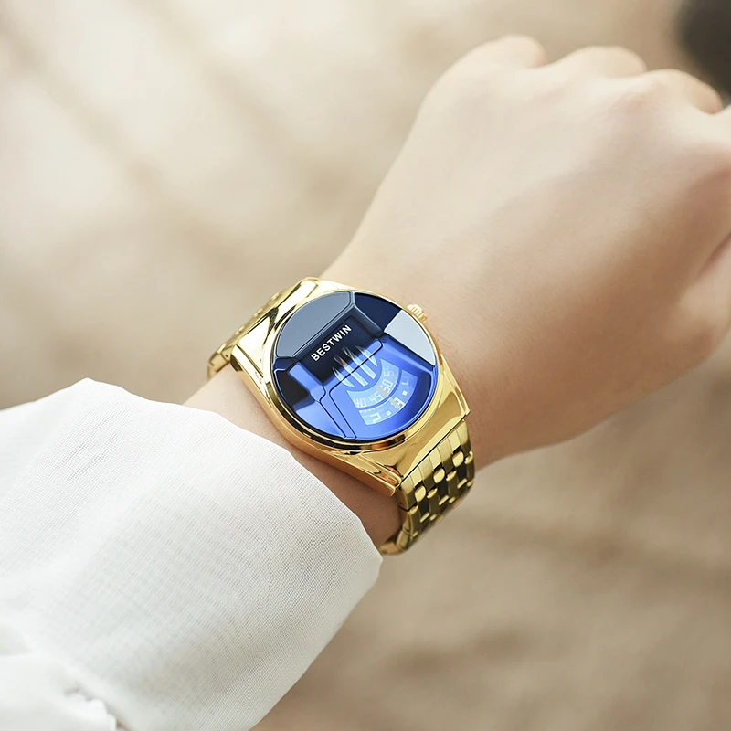 2021 New BESTWIN Men's Sport Quartz Watches Luxury Top Brand Watch For Men Wristwatches Waterproof Male Clock Relogio Masculino