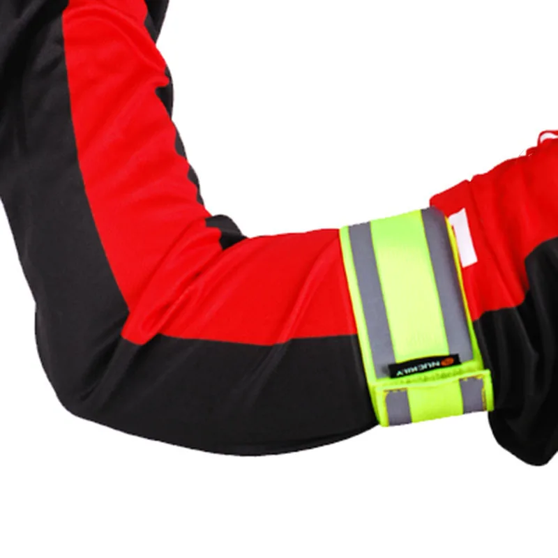 Bike Bicycle Reflective Safety Pant Band Leg/Arm Strap Cycling Reflective Tape back seat tube Safe Decoration afbeelding