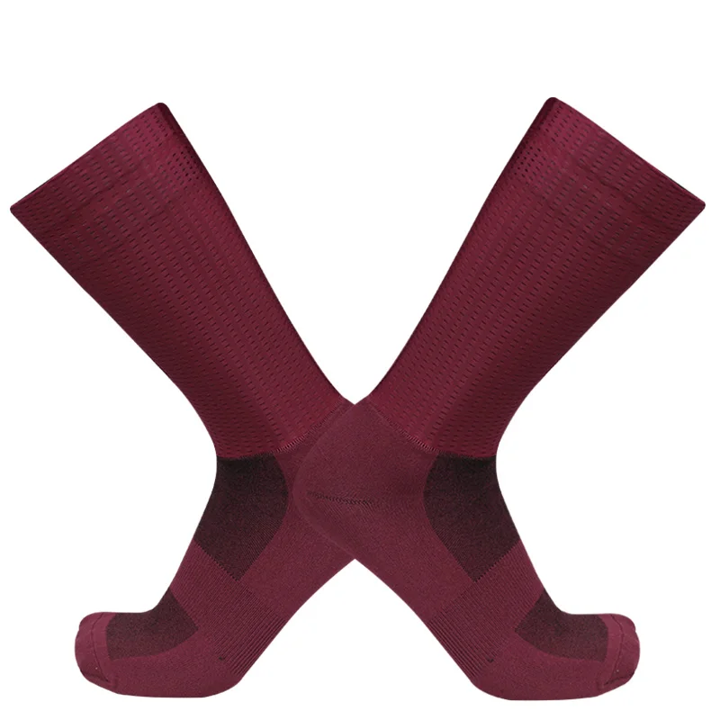 Chaussettes De Vélo D'été Aero Silica Gel – Antidérapantes – Respirantes – Homme/Femme