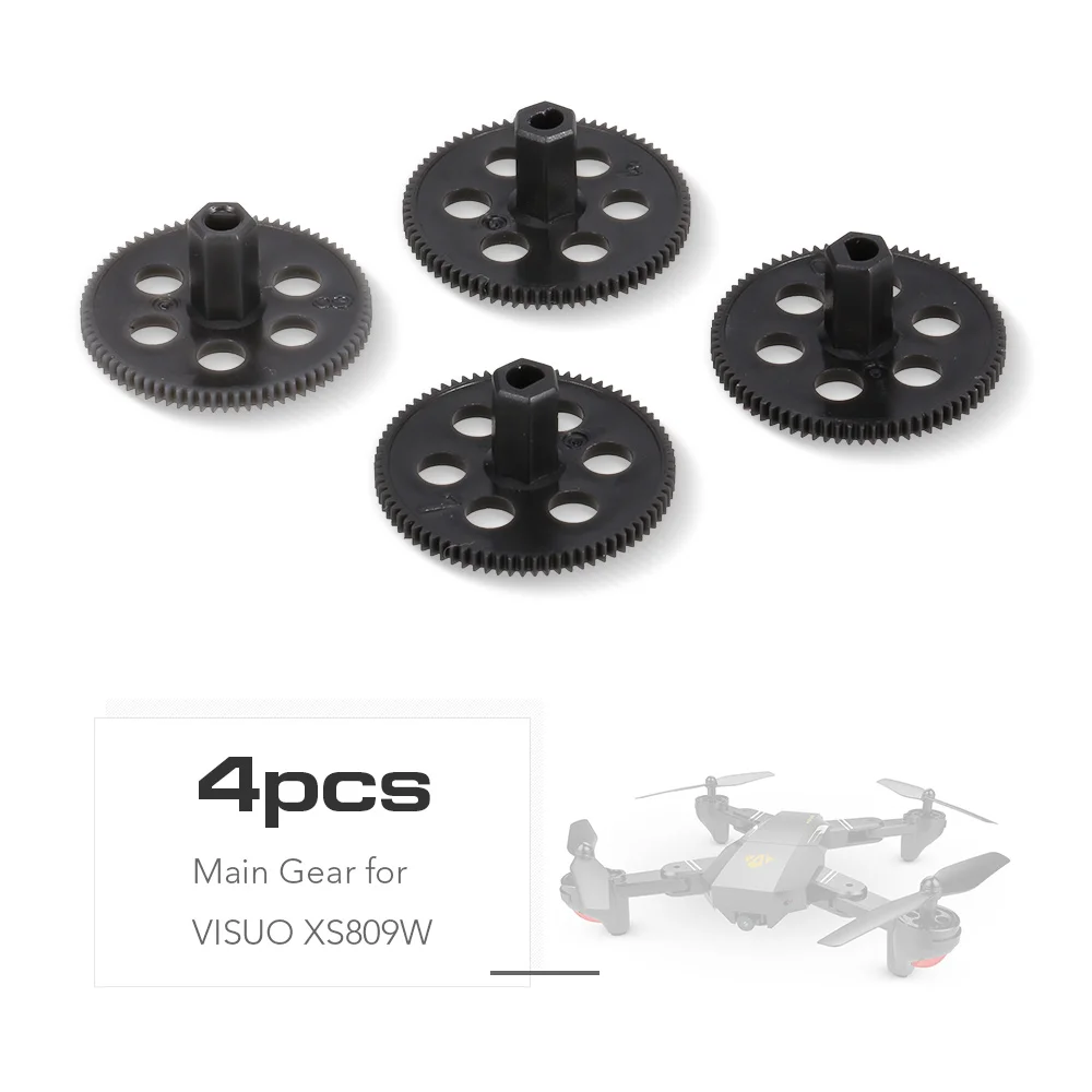 GoolSky 4 шт. основная передача для VISUO RC Drone XS809W XS809HW FPV Quadcopter Dron Quad Gear s модельные