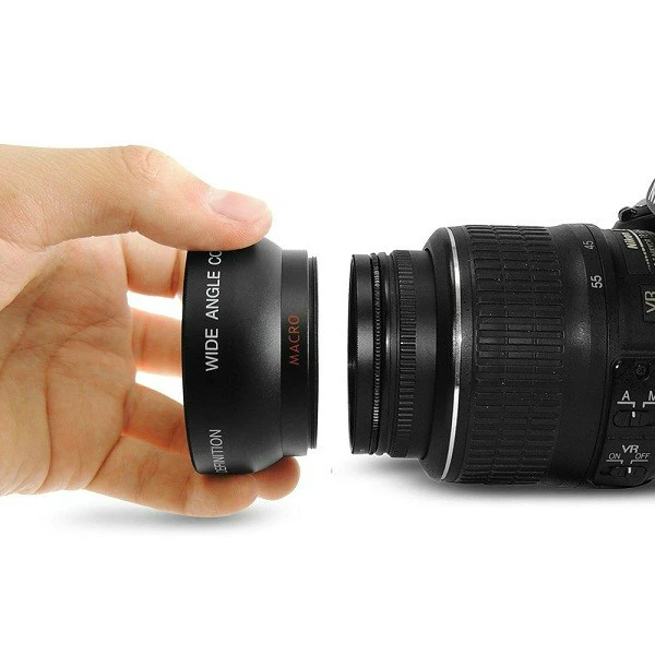 Auto & Manual Focus 58mm Weitwinkel-/Makroobjektiv Für Canon Eos