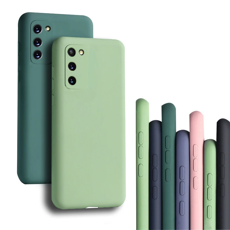 Custodia S20 Ultra S20 Plus S20 Fe S20Fe Custodia Protettiva Per Fotocamera Morbida In Silicone Liquido Originale Per Samsung Galaxy S20 Ultra Plus S2