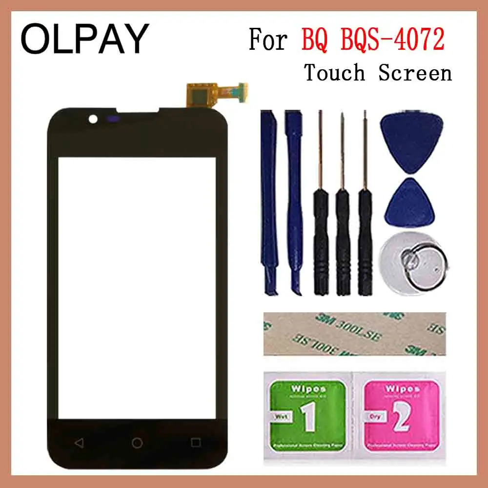 OLPAY 4,0 '' мобильный телефон сенсорный экран для BQ BQ-4072 BQS 4072 сенсорный экран дигитайзер сенсор сенсорная панель стекло Ремонт