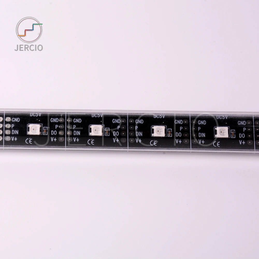 JERCIO XT1511-RGB(Simillar с ws2812b) DC5V волшебный Метеор трубка домашний DIY декоративный светодиодный светильник