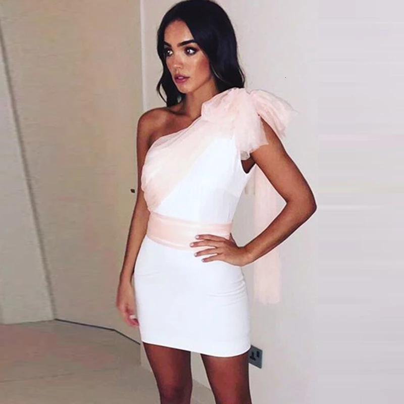 458-White Joyfunear сексуальные Клубные платье женские из розового золота с глубоким v-образным вырезом Средства ухода за кожей Шеи С ПЕРЕПЛЕТОМ спереди высокий разрез с длинным рукавом блесток макси платье - Цвет: 458-White