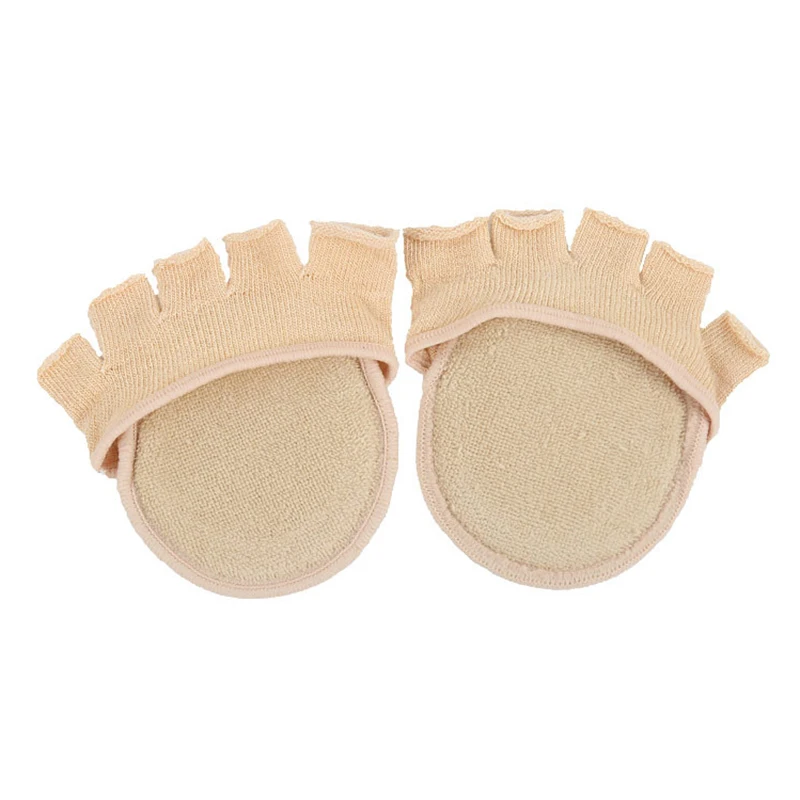 beige Half toe Горячая 1 пара плюсневых втулок подушечки для ухода за стопой стопы подошвы носок дышащий для лета 19ING - Цвет: beige Half toe