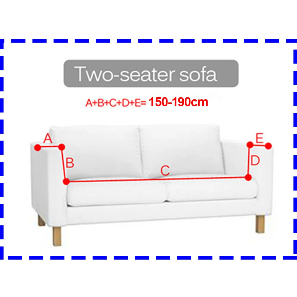 Полная посылка, эластичный универсальный комбинированный двойной чехол для дивана, четыре сезона, тканевый нескользящий чехол для дивана