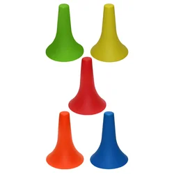 5Pcs Marker Horns Shaped Sign Barrels Football Marker Obstacle Football Training Tools