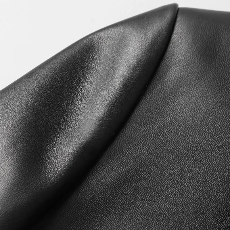 Genuine Leather Jacket Autumn Winter Jacket Men Clothes Sheepskin Coat Men Vintage Bomber Jacket Veste Cuir Homme LSY1039