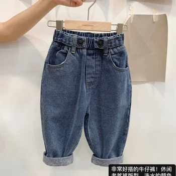 

Baby Boys Jeans Kids Girls Denim Pants 2019 Autumn Winter New Toddler Girl Velvet Warm Jeans Kids Cowboy Trousers Baby Girl Jean