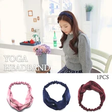 Повязка на голову аксессуары для волос платок Красота Макияж эластичная повязка на волосы "тюрбан" голова твист красивый очаровательный крест головные уборы с бантом