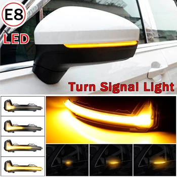 

2pcs For VW Volkswagen Tiguan MK2 2017 Touareg MK3 2019 LED Dynamic Turn Signal Light Side Rearview Mirror Indicator Sequential