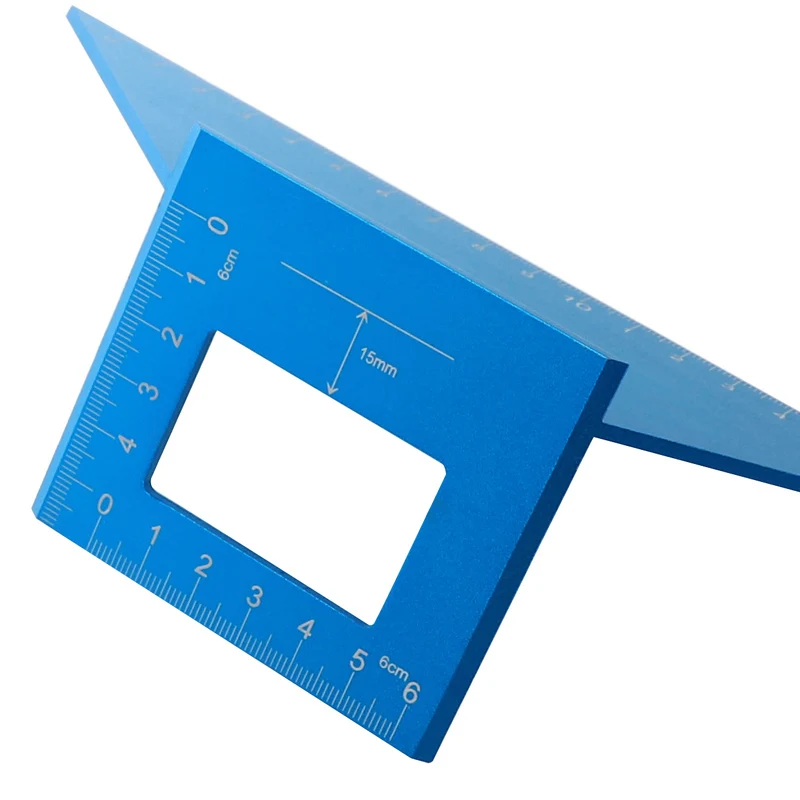Calibre Liga De Alumínio Quadrado Carpintaria Ferramentas De Medição