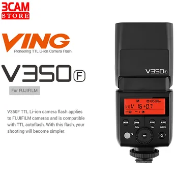

Godox V350F Flashlight for Fujifilm TTL 1/8000s HSS 2.4G Wireless Camera Flash Speedlite for Fujifilm X-Pro2 X-T20 X-T2 Camera