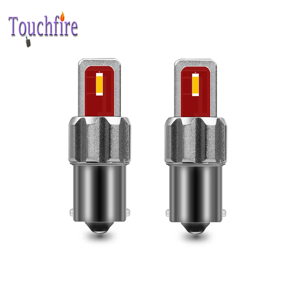 2 шт. 7440 W21W 7443 WY21W P21W Canbus 1156 BA15S T15 W16W Автомобильная лампочка 6LED CSP Обратный DRL указатель поворота белый янтарь ледяной голубой свет