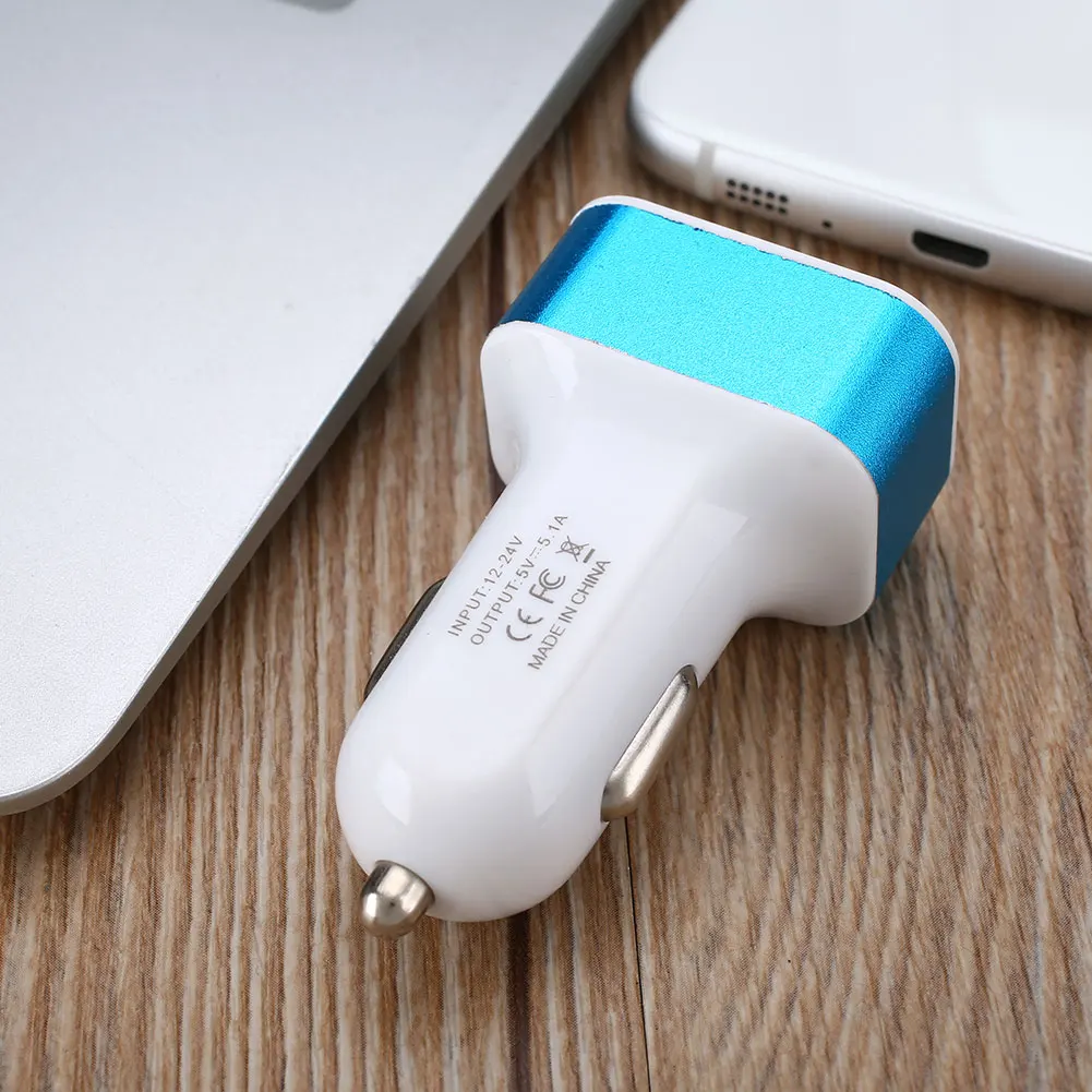 3 USB Автомобильное зарядное устройство большой динамик автомобильное зарядное устройство мобильный телефон универсальное автомобильное зарядное устройство адаптер для розетки