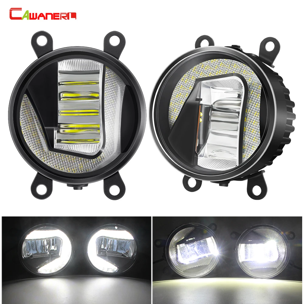 

2in1 Fog Light Assembly Car LED Fog Driving Lamp 12V For Ford Focus Fusion Fiesta Explorer Edge EcoSport Ranger C-Max Transit