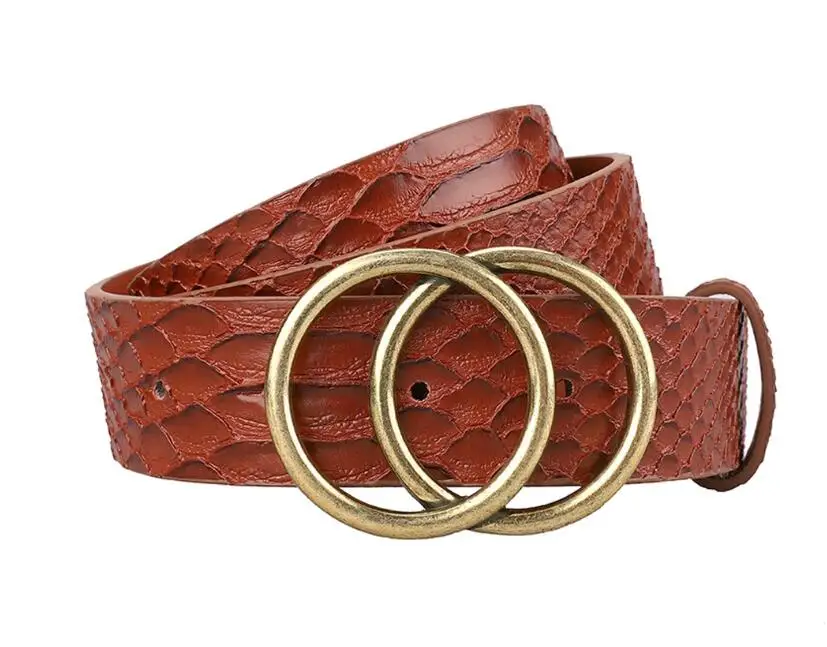 Women Belts For Women's Jeans Fashion Gold Buckle Waist Leather Strap High Quality Designer Strap Belt Cinturon Mujer