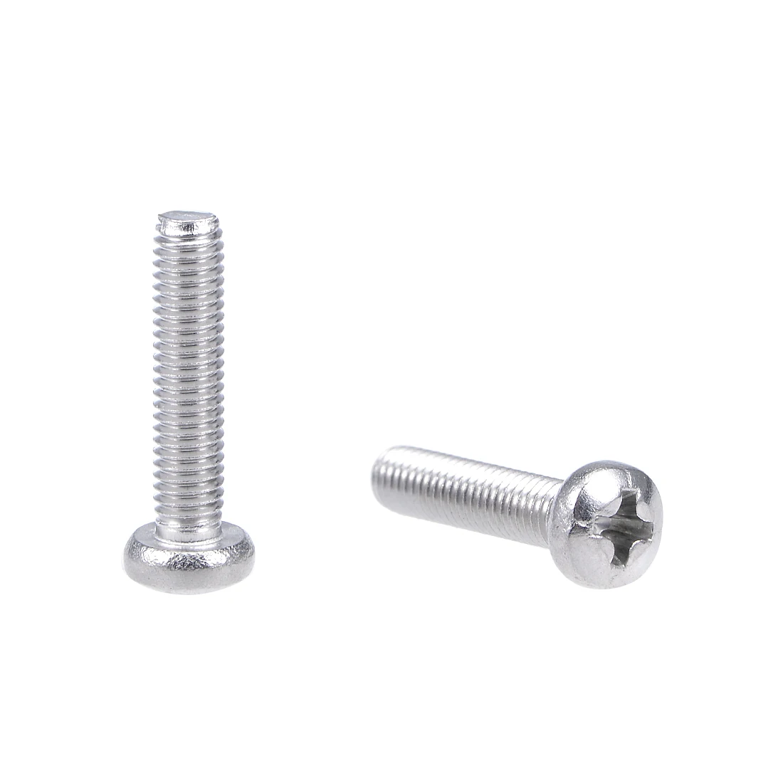 Uxcell M2x8mm крепежные винты Pan крестовая отвертка 304 Нержавеющая M3x14mm 60 шт