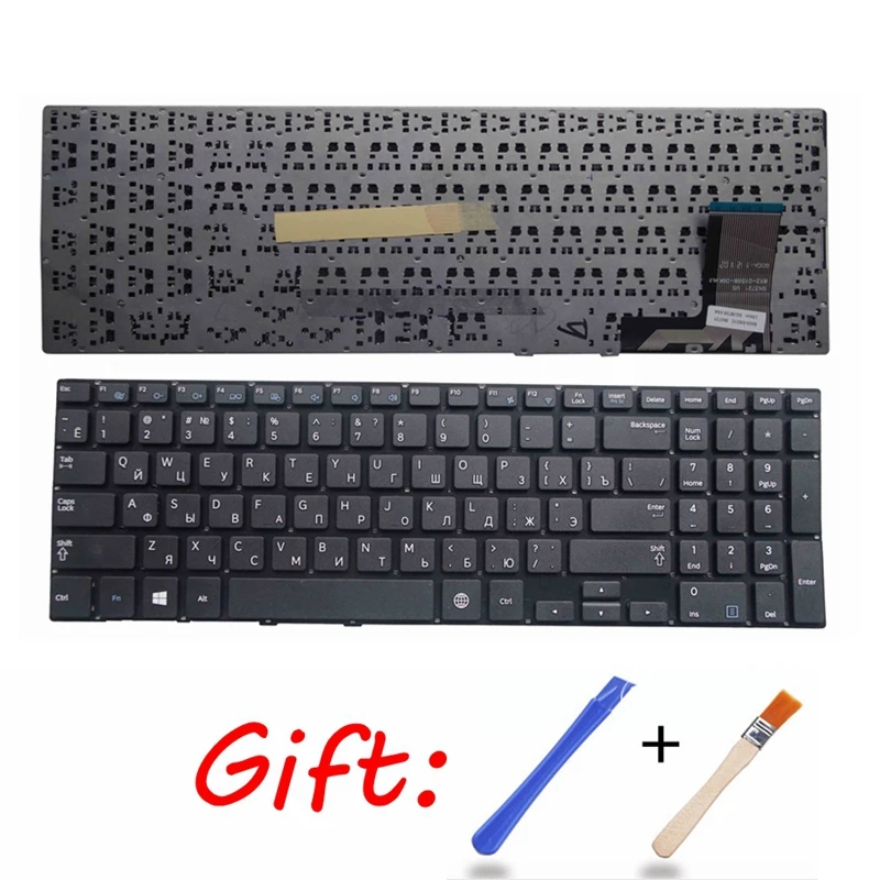 

RU Black New Russian Laptop Keyboard FOR Samsung NP-450R5V 450R5G 470R5E 370R5E S02 510R5E-S01