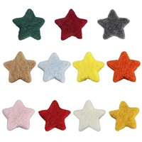 5Pcs Newborn Photography Props Baby Wool Felt Stars Decorations Infant Photo Shooting Accessories 2