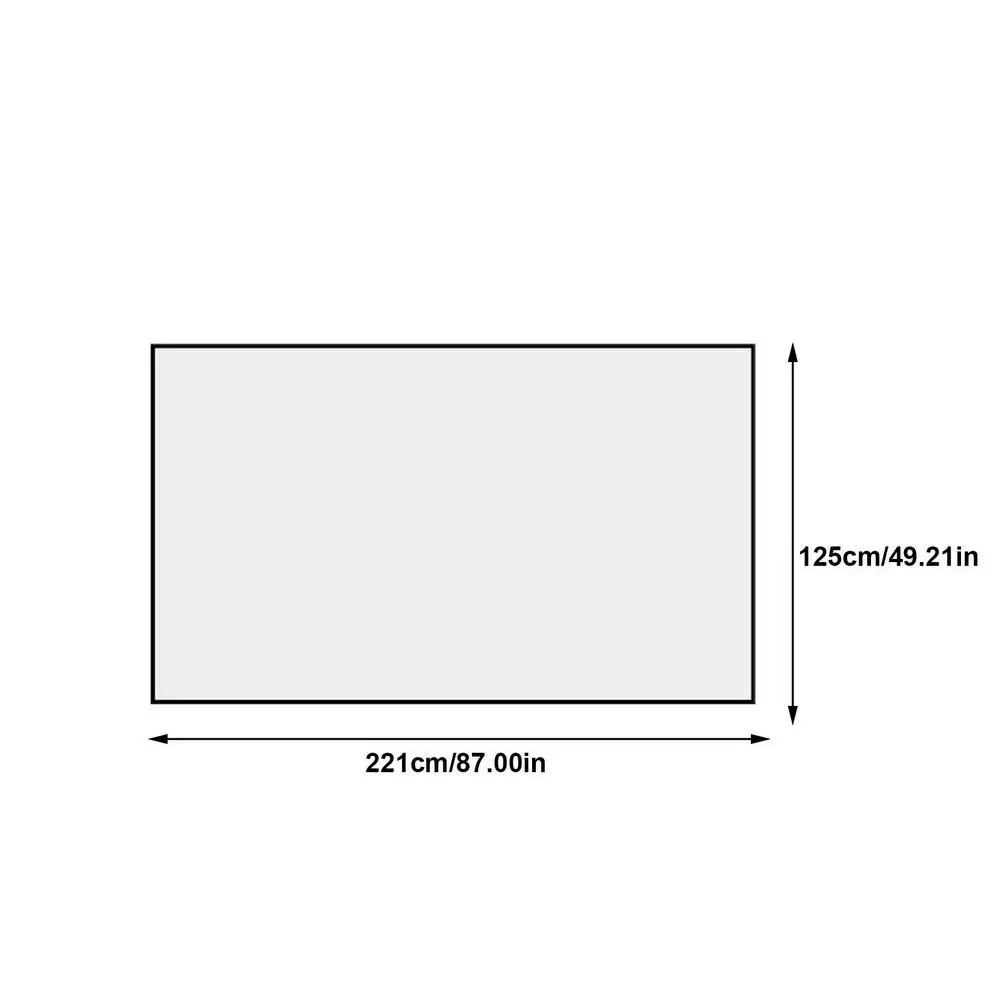 16:9 Projector Screen Foldable Simple Curtain Screen100 Inch Home Outdoor Office Portable 170-degree HD Projection | Электроника