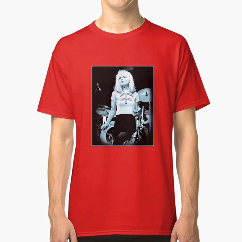 red Debbie Harry-Camp Funtime футболка debbie deborah blondie camp funtime Поп панк Рок музыка - Цвет: red