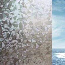 Декоративная Геометрическая домашняя Солнцезащитная пленка для стекла неклейкая Алмазная утепленная ванная комната электростатическое окно ПВХ уединение офиса