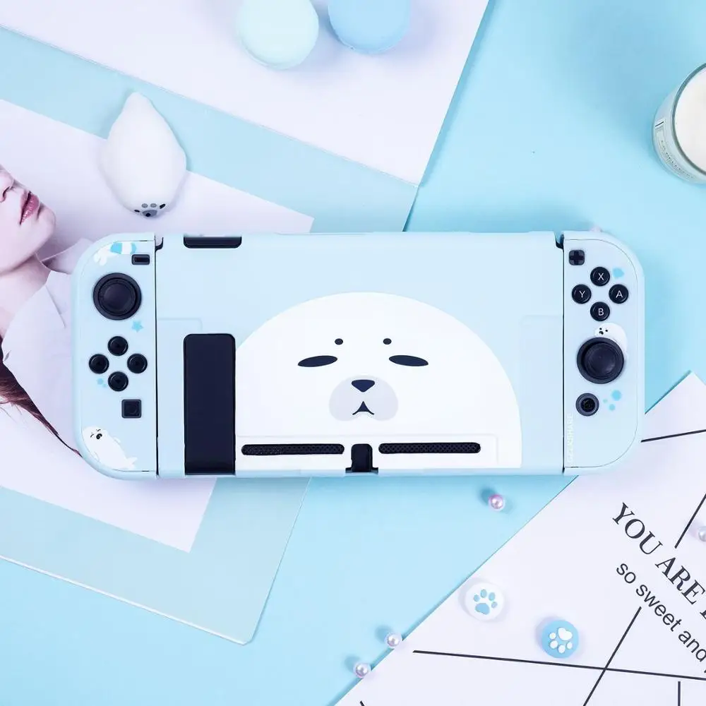 Для nintendo Switch NS Joy con милый защитный чехол для контроллер NS|Чехлы| |