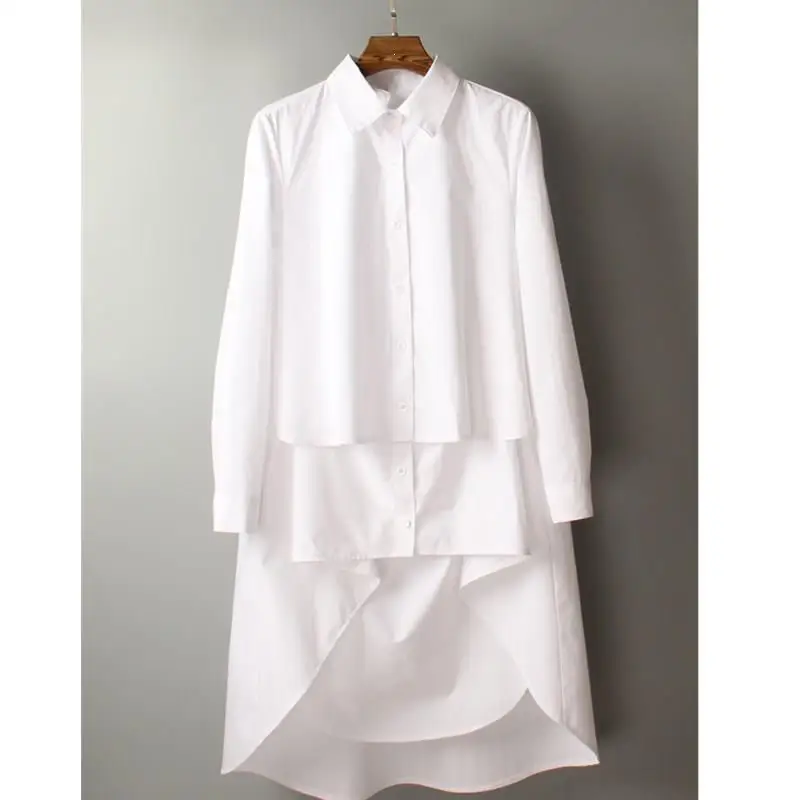 Осенняя Новинка корейский стиль новинка отложной воротник длинный рукав