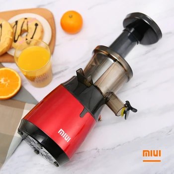 

MIUI Slow juicer Multi-segment helical masticating juice extractor Mini-FilterFree Compact and Economical