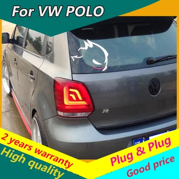 

KOWELL Car Styling for VW POLO taillights 2010 2011 2012 2013-2016 Lights LED Tail Light Rear Lamp LED DRL+Brake+Park+Signal