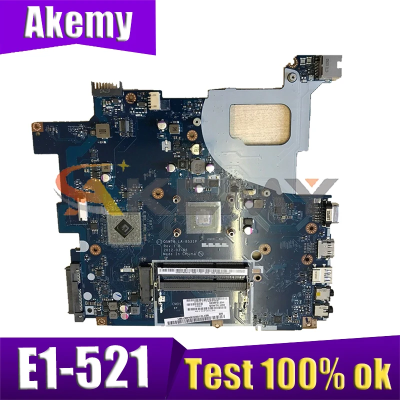 AKEMY материнская плата для ноутбука Acer Packard Bell E1-521 TE11BZ NBY1G11001 Q5WT6 LA-8531P основная ddr3