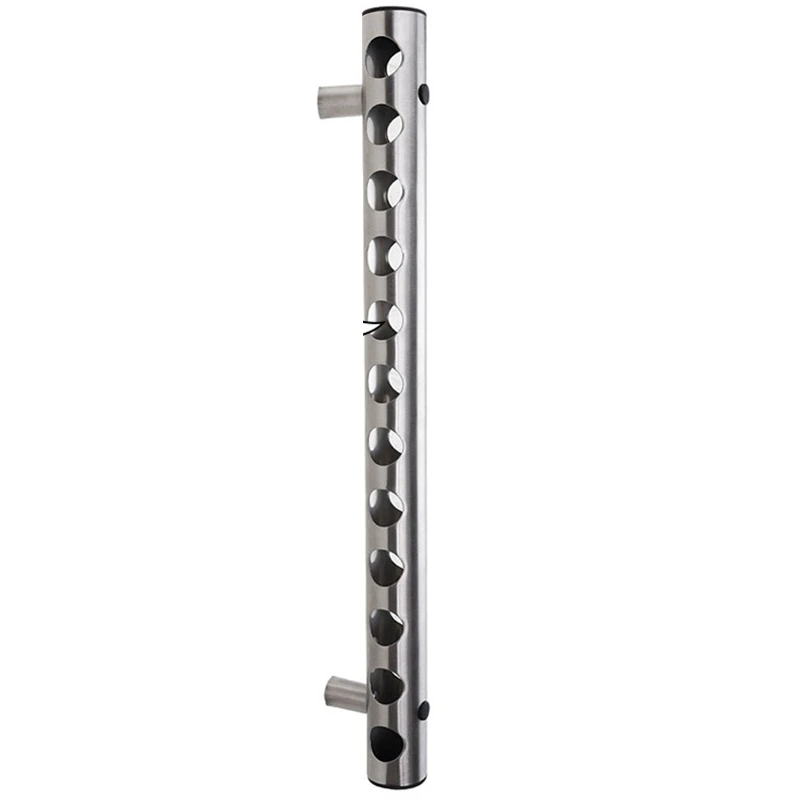 Stainless Steel Red Wine Rack Wall Hung Vertical Creative Wine Rack Bottle Wall Mounted European Style Bar Home Wine Decoration