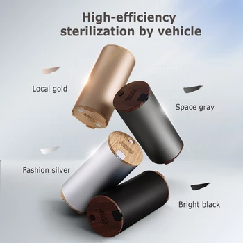 

Ozone Air Purifier Formaldehyde Removing Car Deodorization Air Ionizer Rechargeable Ozone Generator Prevent Germs