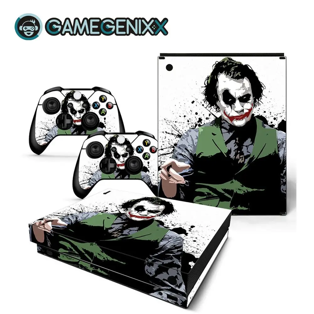 The Joker Защитная Наклейка GAMEGENIXX для Xbox One X и 2 контроллера-The Joker - Цвет: The Joker