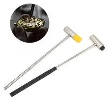 2шт ремонт часов молоток Профессиональная круглая головка маленький Молот мягкий жесткий двойного использования часы Ремонт аксессуаров инструмент для часовщика j