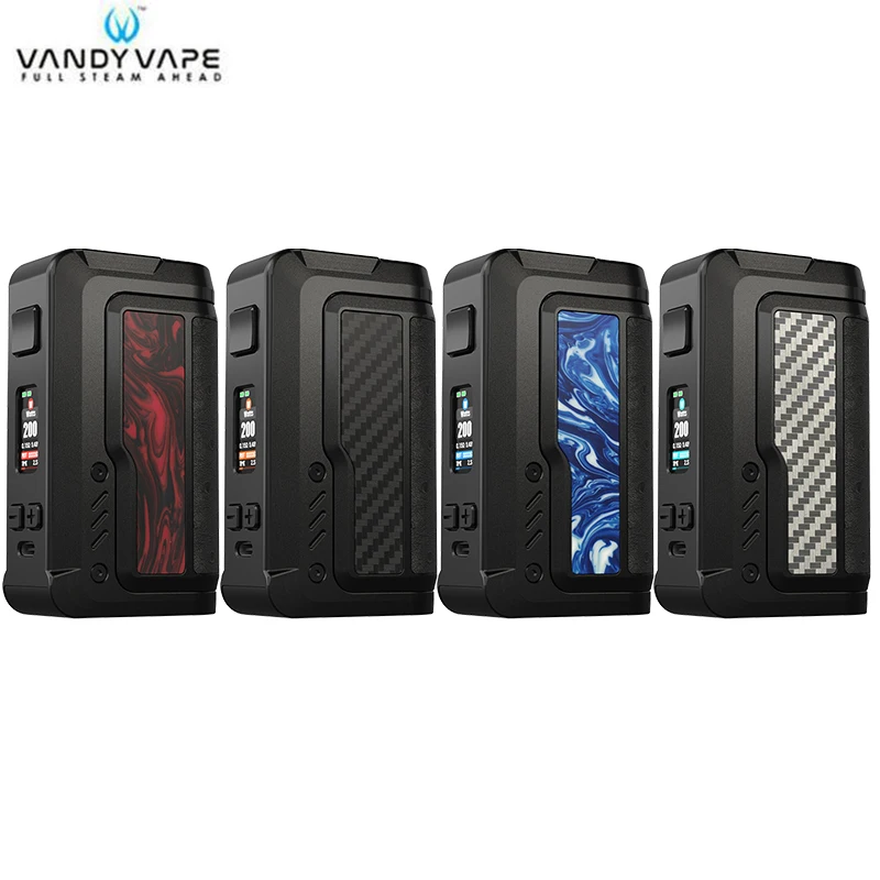 Оригинальная электронная сигарета Vandy Vape Gaur-21 Mod 200W обновленная прошивка вейп-мод