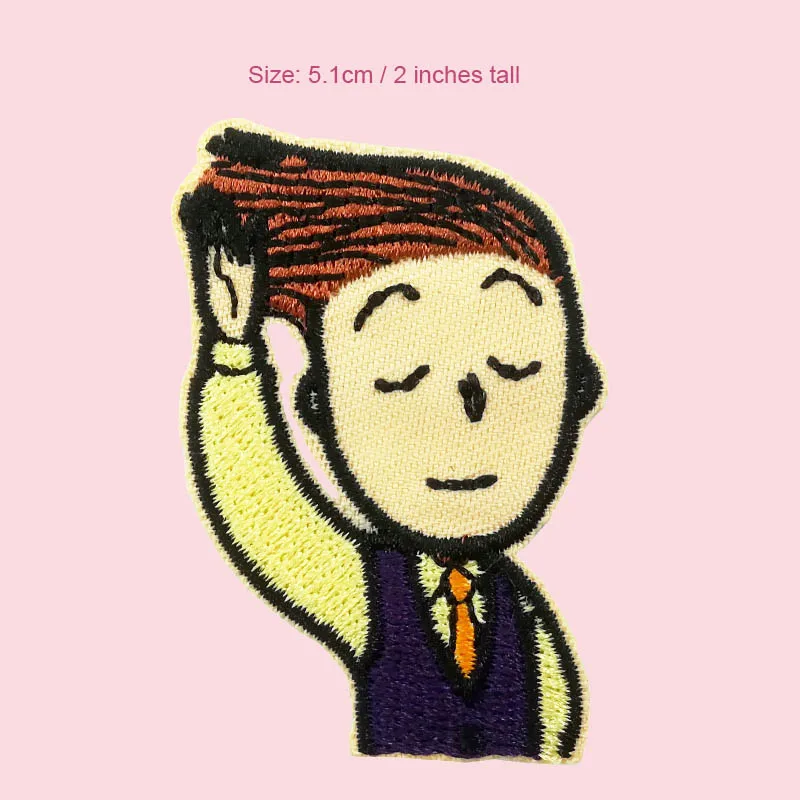 

Hanawa Kazuhiko Chibi Maruko Chan Embroidered Iron On Patch Cartoon Cute Applique Popular Japan Anime Wappen