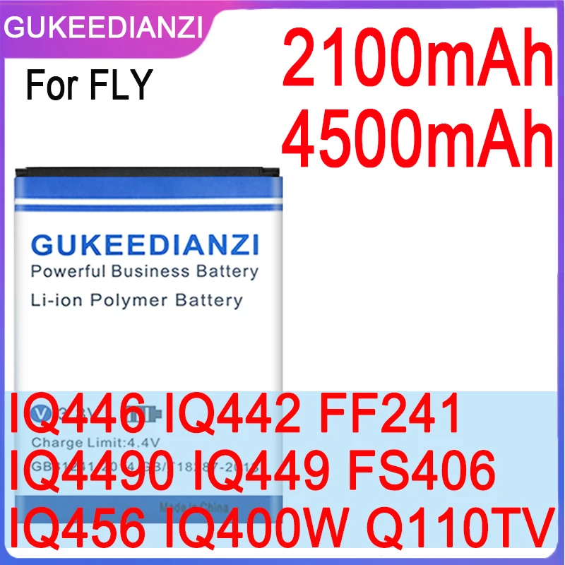 Высококачественный аккумулятор GUKEEDIANZI для FLY IQ446 IQ442 FF241 IQ4490 IQ449 FS406 IQ456 IQ400W Q110TV/STRATUS 5