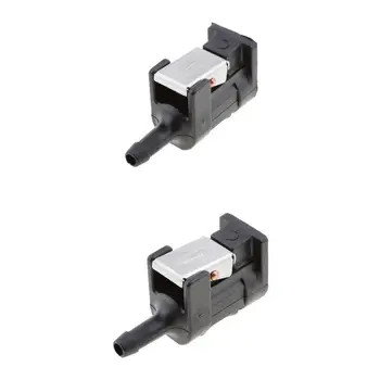 

2 Pieces Outboard Female Fuel Line Pipe Joint for Yamaha 1/4 inch 6mm Fuel Tank + Engine Connect - Black