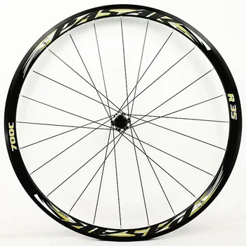 

Road Bicycle 700C Bike Disc V Brake Wheel Set Off-road Highway Bucket Shaft Thru Axis 29 Inch Straight Pull Spokes Wheels
