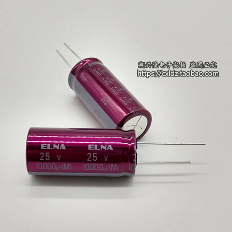 Eletrolítico de Áudio Nova Tailândia Elna Ra3 25v10000uf 18x40mm Capacitor 10000uf - 25v 85 Graus 4 Pçs - Image 2