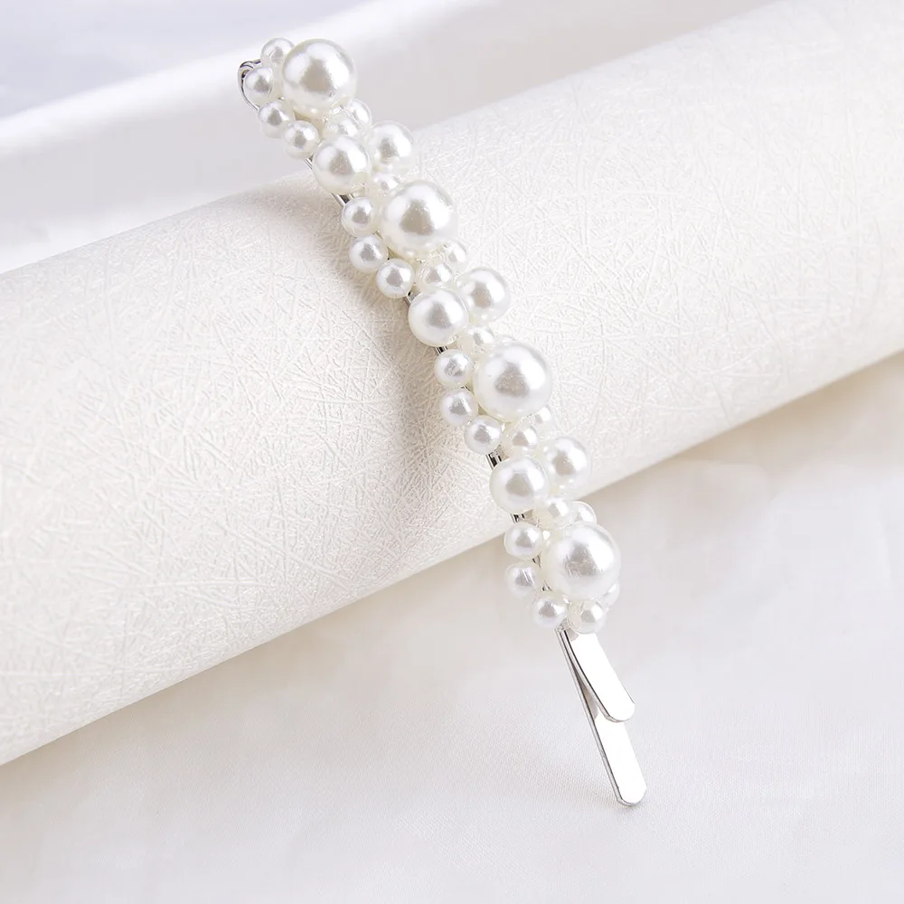 1pcs design 3 OSHIONER женские жемчужные заколки для волос корейский стиль для взрослых личности принцесса элегантные шпильки аксессуары для волос из сплава для женщин - Цвет: 1pcs design 3